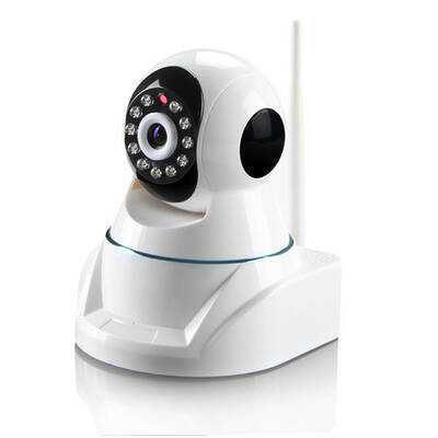 

Indoor Robot IP Network White Mini Wireless Video Security Camera 720P 10M HD