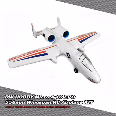 

DW HOBBY Micro A-10 EPO 556mm Wingspan Airplane RC Aircraft KIT Version