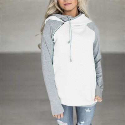 

Womens new fashion long-sleeved hooded sweater coat casual sports spring&autumn hoodies