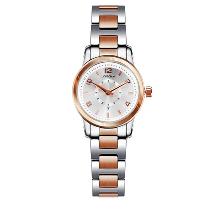 

SINOBI Fashioh Women Business Wrist Watches Top Brand Date Luxury Gold Ladies Quartz Clock Female Bracelet relogio feminino 2017