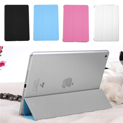 

Ultrathin Tri-fold Smart Case Cover Stand Protect For Apple ipad mini 1/2/3 Pink