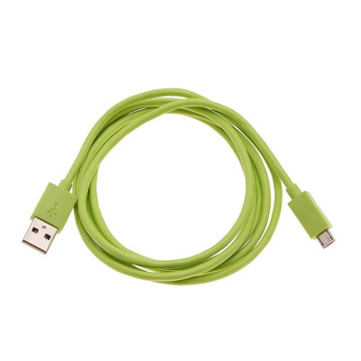 

Green Data Cable charger USB for Android system phone Flat Green 1.5m Top-quality