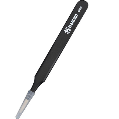 

Handen anti-static tweezers stainless steel tweezers precision wide head clamping tool 660211
