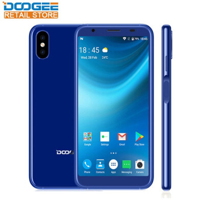 

2018 New DOOGEEE X55 Smartphone 55 189 HD MTK6580 Quad Core 16GB ROM Dual Camera 80MP Android 70 2800mAh Side Fingerprint