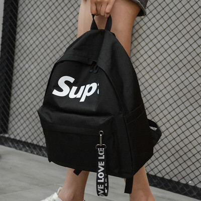 

2018 New Oxford Bagpack Female Korean Version of High School Students Men Bag Letters Campus Backpack Travel Rucksack