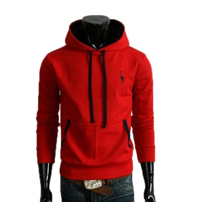 

Zogaa New Men's Hoodie Fashion Fawn Electric Embroidery