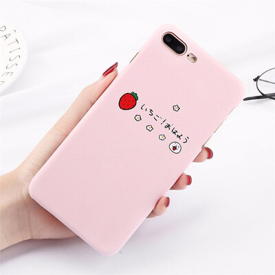 

Funny Cartoon Panda Phone Case Love Heart Cases For iPhone X 8 7 Plus Matte Hard PC