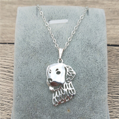 

New Golden Retriever Necklace Trendy Style Golden Retriever Pendant Necklace Women Fashion Pet Dog Jewellery