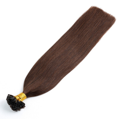 

BHF HAIR Fusion hair extensions Human Virgin Hair Brown Pre-bonded Keratin Nail Hair Extensions 1gs 20g pack