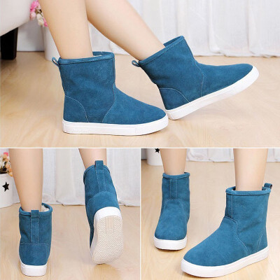 

Hot sale winter women ankle boots suede snow boots shoes for women 35-44