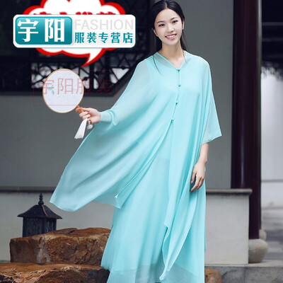 

First-time design womens 2017 autumn wind chiffon long shawl scarf cardigan