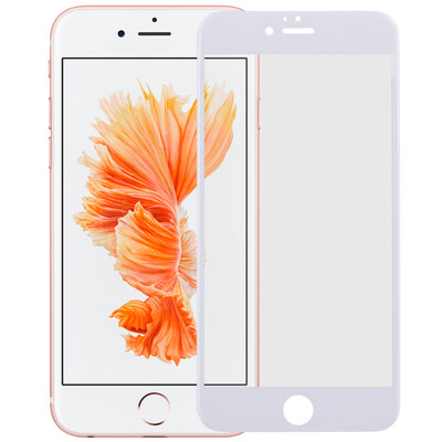 

Momax iPhone 6s плюс сталь фильм стеклянная пленка подходит для Apple, iPhone 6 плюс матовый белый мягкий окантовку 5,5 дюйма