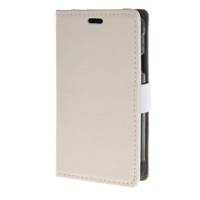

MOONCASE Лич кожи Кожа Флип кошелек Слот для карты отойти чехол для Samsung Galaxy Xcover 3 G388F белый