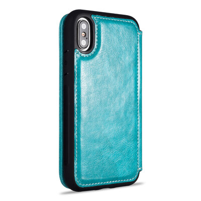 

iPhoneX 6 color fashion simple&fall-resistant business leather phone case iPhone78 plus