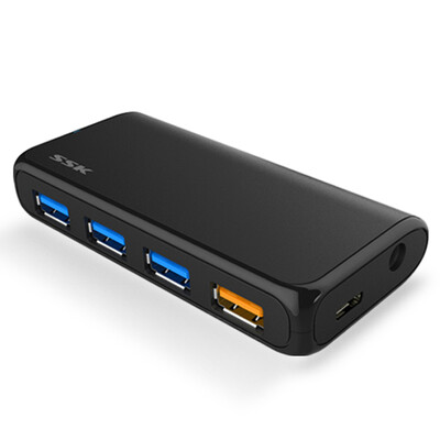 

Ван Бяо (ССК) SHU300 четыре USB3.0 высокоскоростной концентратор USB HUB синий