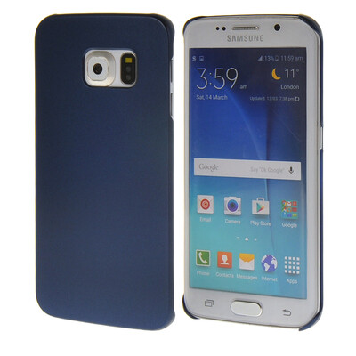 

MOONCASE Matte Hard Rubber Shell Back Protective Rubberized Case Cover for Samsung Galaxy S6 Edge Blue