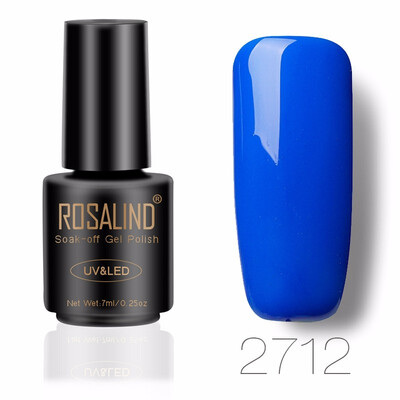 

ROSALIND 7ML Nail Polish Gorgeous Color Nail Gel Polish Vernis Semi Permanent Top Coat Base Coat Gel Nail Varnishes gel lacquer