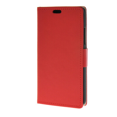 

MOONCASE Leather Wallet Flip Card Slot Pouch with Kickstand Shell Back Case Cover for Microsoft Lumia 640 Red