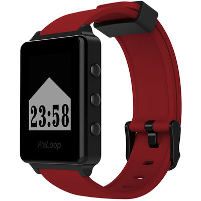 

Weloop only black 2 colorful TPU strap red