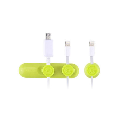 

Desktop Cable Organizer Silicone Wire Holder Clip for Officehome Pink Black Blue