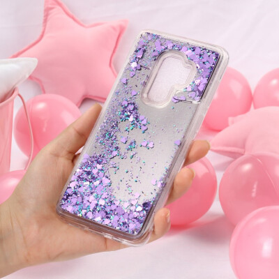 

Akabeila Cover for Samsung Galaxy S9 Plus Case Soft Mirror Dynamic Glitter Phone Protector Cover Shell G9650 G965F