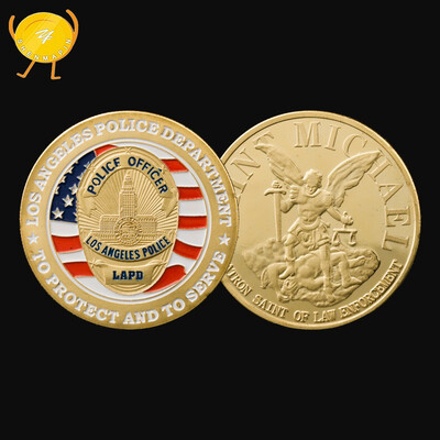 

American police coin lucky eagle coin challenge coins