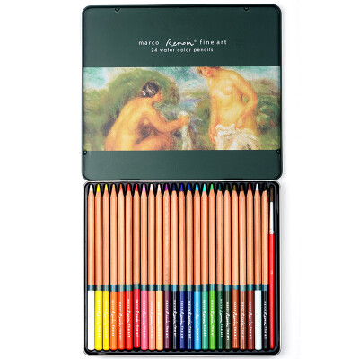 

Marco 3120-48TN Renoir series water-soluble 48 color pencil / color pen / color lead iron box