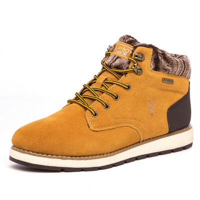 

PLAYBOY brandFashional Korean styleWarm retention with soft nap&cottonSnow&ankle bootsMens shoes