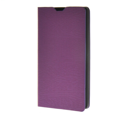 

MOONCASE Leather Side Flip Wallet Card Holder Stand Shell Pouch ЧЕХОЛ ДЛЯ LG Magna Purple