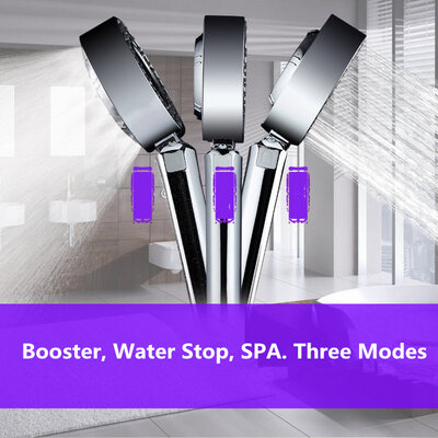 

Bathroom Shower Double-sided Shaking Head Shower Water On Both Sides Can Add Shower Gel SPA Shower Head High Pressure