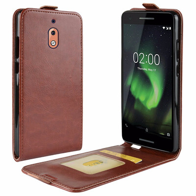 

for Nokia 21 2 2018 TA-1080 TA-1092 Flip Leather Case for Nokia 2 Retro Wallet Case Leather Cover Cases Fundas Capa Coque