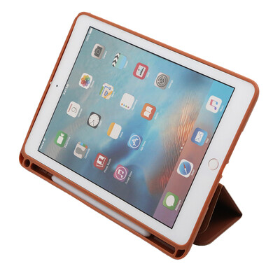 

Weiji iPad Pro105 inch protective cover tablet protective cover all-inclusive shatter-resistant shell with pen slot pen hole business preferred brown