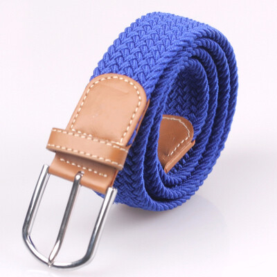 

Men And Women Young Student Fashion Casual Weave Canvas Pin Buckle Belt