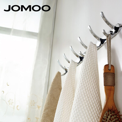 

JOMOO Robe Hook Wall Kooks Лак для ногтей Крючок Цинк Хром Кухня Ключ-держатель Настенный Крюк для одежды Крючки Аксессуары для ванной комнаты