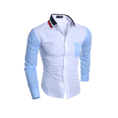 

Zogaa New Men' Shirt Knitting Fashion