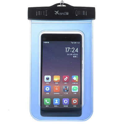 

40,000 km mobile phone diving sets touch screen waterproof can take pictures for Apple iphone6plus with lanyard arm with audio cable to send waterproof test paper black 5.5 inch SW1048
