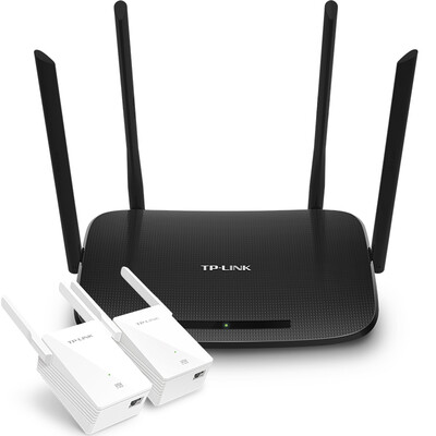 

TP-LINK HyFi Интеллектуальный высокоскоростной беспроводной беспроводной маршрутизатор TL-H69RD & TL-H29EA (комплект 1 + 2)