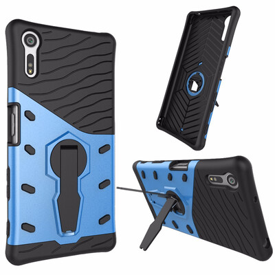 

Goowiiz Phone Case For Sony Xperia XA1XZXZS Luxury Armor TPUPC Silicone Hard Bracket Prevent falling