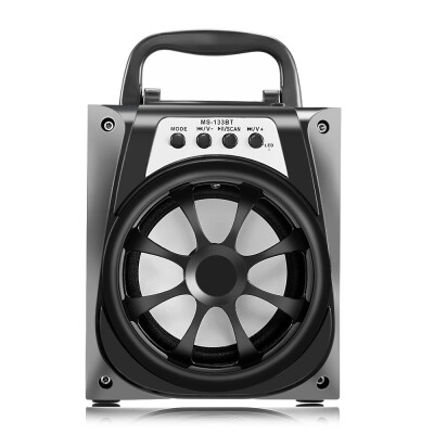 

MS - 133BT Bluetooth Portable Speaker with LED Lights 4 inch Driver Unit Loud volume&good bass sound quality