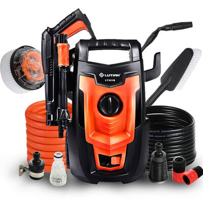 

LUTIAN household car washing machine high pressure 220v portable self-priming electric car wash artifact car supplies brush car pump car wash tools