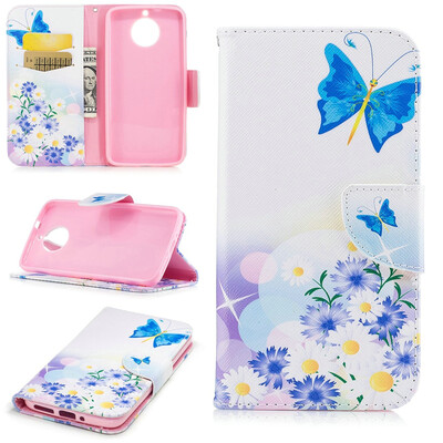 

BEFOSPEY Painting PU LeatherSoft TPU Card Slot Stand Wallet Case For Motorola Moto G5S 52"2017