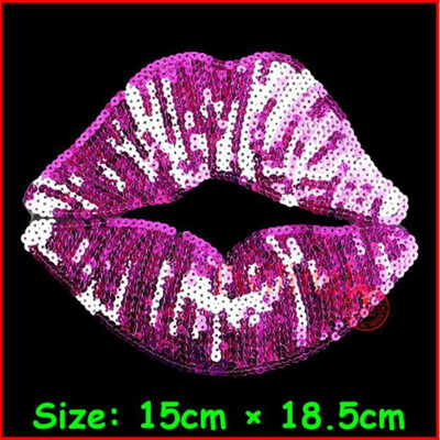 

1Pcs Big Patches Brand Shine Sequin 3D Sticker Stickers Wing Rose Embroidery Motif Applique Garment Kids Women DIY Clothes Badge
