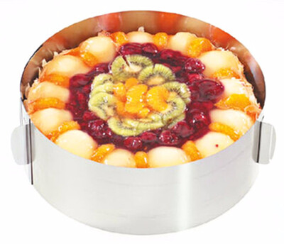 

Cntomlv Adjustable Cake Cricle Ring Baking Cake Mould Mold Dish Tools Bakeware Retractable Stainless Steel Circle Mousse