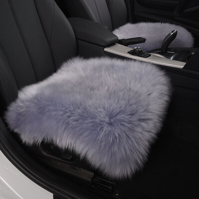 

Universal 100 Australian Pure Natural Wool Seat Cover12 Colors Winter Car Cushion 1 Whole Sheep Skin Seat Cushion Auto WSC_05