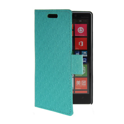 

MOONCASE Slim Leather Side Flip Wallet Card Slot Pouch Stand Shell Back ЧЕХОЛ ДЛЯ Nokia Lumia 930 Mint Green