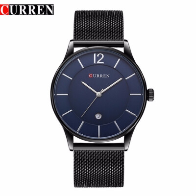 

CURREN 8231 Fashion Casual Quartz Watch men Complete Calendar Water Resistant Luxury Brand relogio masculino