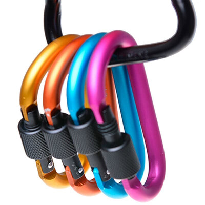 

Gagarin JAJALIN outdoor hanging lock lock carabiner color random 4 packs