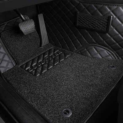 

Warehouse mats Goodyear Car mats wire ring full surrounded by double mat 2017-2018 Audi A4L dedicated mats fly series black