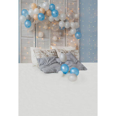 

White Easter Day Photo Backdrop 57FT Vinyl Fabric Cloth Digital Printing Photo Background -3237