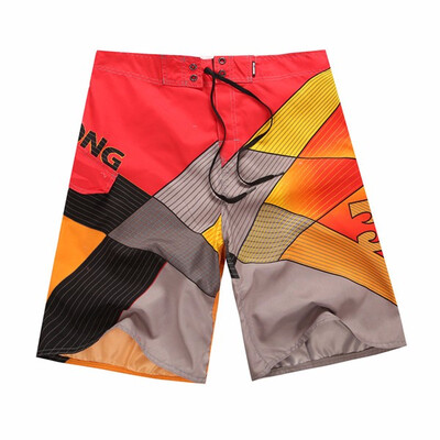 

Mans Fashion Sports MotorBoat Surfing Quick Dry Pattern Printed Beach Shorts